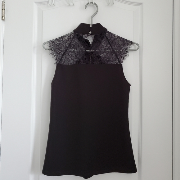BNWT RW&CO Lace Halter Sleeveless Blouse - Picture 4 of 7